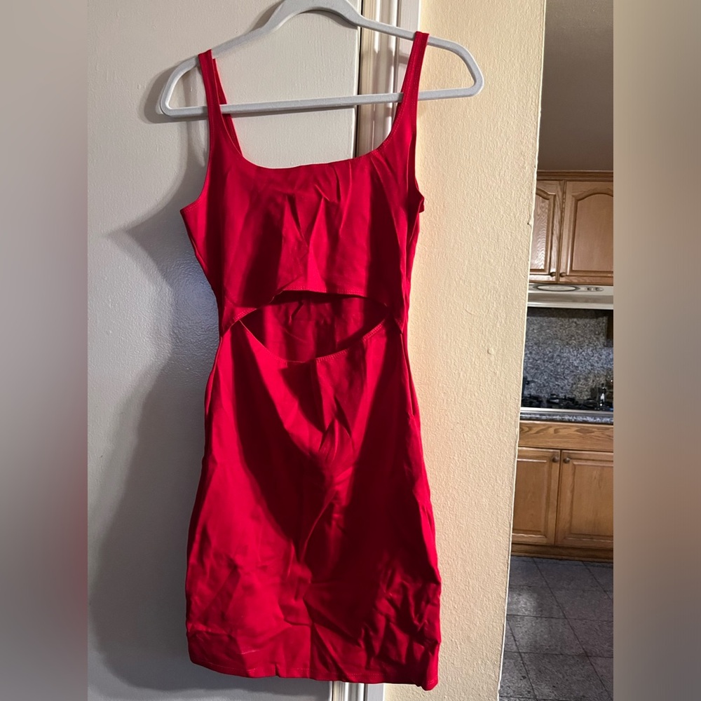 Red dress
